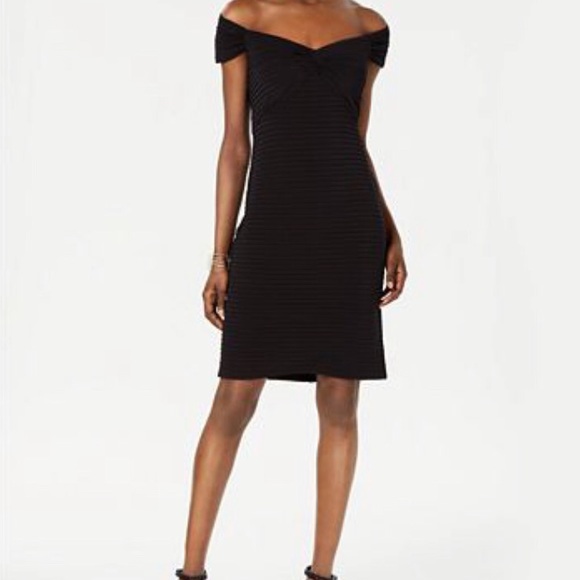 Tadashi Shoji Dresses & Skirts - Tadashi Shoji Ruched OffShoulder Sheath Retail$328